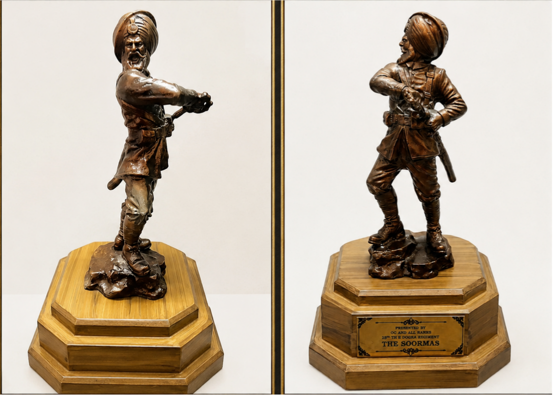 The Soormas Regimental Display Trophy